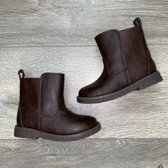 NWOT GAP Chelsea Brown Zip Boots | Cowboy Boots 8T - Picture 12 of 12